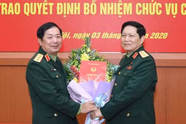 2 tân Thứ trưởng Bộ Quốc phòng nhận quyết định bổ nhiệm