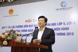 Bộ GDĐT tinh giản nội dung dạy học lớp 5 và lớp 9 hiện hành
