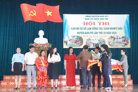 Đak Pơ: Hơn 50 thí sinh thi cán bộ cơ sở làm công tác giảm nghèo giỏi