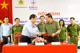 Công an tỉnh và Công ty Điện lực Gia Lai tổng kết 5 năm thực hiện quy chế phối hợp