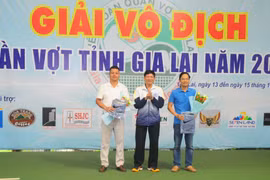 200 vận động viên dự Giải vô địch Quần vợt tỉnh Gia Lai năm 2020