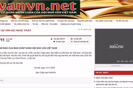 Hội Nhà văn Việt Nam thu hồi quyết định kết nạp đối với tác giả Dương Thiên Lý