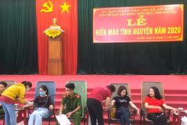 An Khê: Hơn 200 người hiến máu tình nguyện