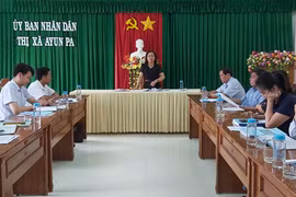 Thường trực HĐND tỉnh Gia Lai giám sát công tác bầu cử tại Ayun Pa