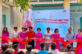 Khánh thành công trình lớp học cho học sinh vùng lũ xã Chư Krêy