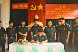 Lực lượng vũ trang Gia Lai phát động thi đua cao điểm chào mừng cuộc bầu cử