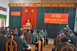 Bộ Chỉ huy Quân sự tỉnh Gia Lai tập huấn ngành dân quân tự vệ và kỹ thuật năm 2021