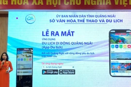 Ra mắt ứng dụng du lịch di động Quảng Ngãi