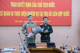 3 sĩ quan Việt Nam đầu tiên trúng tuyển vào làm việc tại trụ sở Liên hợp quốc là ai?