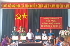 Ia Pa: Khen thưởng 12 tập thể, cá nhân có thành tích xuất sắc trong thực hiện Luật Nghĩa vụ quân sự