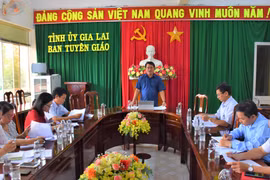 Họp Ban tổ chức Cuộc thi "Tìm hiểu về 110 năm Ngày Bác Hồ ra đi tìm đường cứu nước"