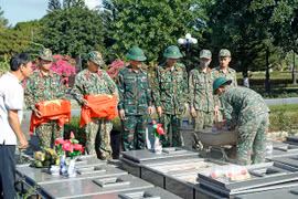 Quân đoàn 3 quy tập thêm 2 bộ hài cốt liệt sĩ tại Chư Păh