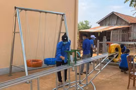 Ia Grai: Tạo sân chơi cho trẻ em dân tộc thiểu số