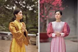 Lâm Vỹ Dạ "lột xác" xinh đẹp mong manh như nàng thơ nhờ mặc áo dài