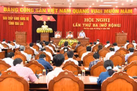 Khai mạc Hội nghị lần thứ 3 Ban Chấp hành Đảng bộ tỉnh Gia Lai khóa XVI