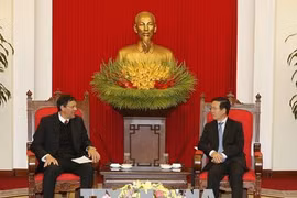 Trưởng ban Tuyên giáo Trung ương tiếp Đoàn Đảng Cộng sản Cuba