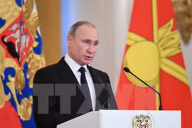 Tổng thống Nga, Thủ tướng Đức gửi thông điệp chúc mừng Năm mới