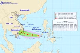 Áp thấp nhiệt đới di chuyển nhanh, có khả năng mạnh lên thành bão
