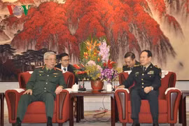 Thứ trưởng Nguyễn Chí Vịnh gặp Bộ trưởng Quốc phòng Trung Quốc