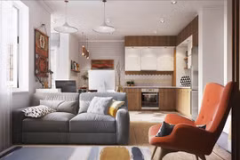 Căn hộ nhỏ nhưng không thiếu sự sáng tạo