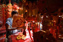 Rộn ràng không khí đón Tết ở khắp nơi trên thế giới