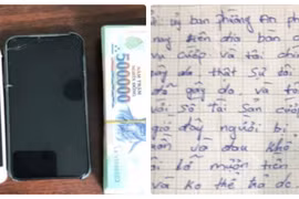 Tên cướp viết tâm thư trả lại hơn 100 triệu đồng vì... hối hận