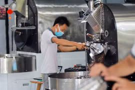 Cà phê trên... cát