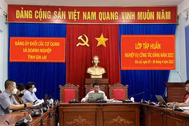 Đảng ủy Khối các Cơ quan và Doanh nghiệp tỉnh Gia Lai: Tổ chức tập huấn nghiệp vụ công tác Đảng