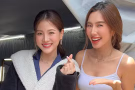 Thuỳ Tiên làm fan girl chụp ảnh cùng 'ngọc nữ' đẹp nhất màn ảnh Thái Lan gây 'bão like'