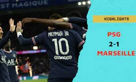 Highlights PSG 2-1 Marseille: Neymar và Mbappe ghi bàn ở trận đại chiến nước Pháp