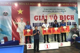 Cơ thủ Ngọc Thắng và Trương Minh giành chức vô địch Giải Billiards Carom tỉnh Gia Lai năm 2022