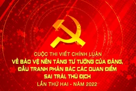 Cuộc thi viết chính luận "Bảo vệ nền tảng tư tưởng của Đảng, đấu tranh phản bác các quan điểm sai trái, thù địch" lần thứ hai-năm 2022