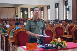 Hội nghị kiểm tra, giám sát, thi hành kỷ luật Đảng trong Công an nhân dân