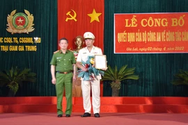Thượng tá Đào Ngọc Sỹ được bổ nhiệm giữ chức vụ Giám thị Trại giam Gia Trung