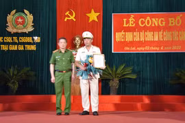 Thượng tá Đào Ngọc Sỹ được bổ nhiệm giữ chức vụ Giám thị Trại giam Gia Trung