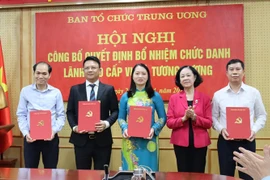 Bổ nhiệm nhân sự Ban Tổ chức Trung ương