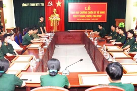 Công ty 715 trao 42 huy chương Chiến sĩ vẻ vang