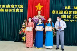 Pleiku: 208 thí sinh đạt danh hiệu giáo viên dạy giỏi cấp thành phố