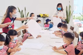 Trường Quốc tế song ngữ UKA Gia Lai tổ chức chương trình "Dạy con sáng tạo"