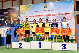 Bế mạc hội thao cán bộ, công chức, viên chức, lao động ngành Y tế Gia Lai