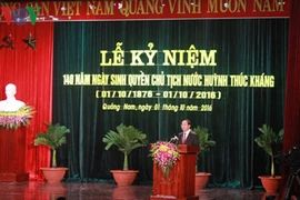 "Những suy tư của cụ Huỳnh Thúc Kháng về đất nước còn nguyên giá trị"