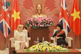 Chủ tịch Quốc hội Nguyễn Thị Kim Ngân tiếp Phó Chủ tịch Hạ viện Anh