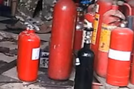 Nổ lớn khi sang chiết bình chữa cháy, một người chết