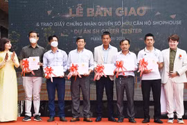 Bàn giao căn hộ Shophouse và mở bán 20 lô thuộc Dự án SH Green Center