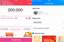 Lì xì online hứa hẹn hút người dùng dịp Tết Nhâm Dần