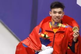 Kình ngư Nguyễn Huy Hoàng trở thành VĐV tiêu biểu toàn quốc năm 2021
