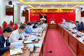 Hội nghị kiểm điểm Ban Thường vụ Tỉnh ủy năm 2021