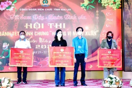 Gia Lai: 39 đội tham gia hội thi gói bánh tét, bánh chưng "Hương vị ngày xuân", Báo Gia Lai đạt giải Nhì