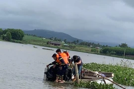 An Khê: Một người dân đi qua đập tràn bị nước cuốn tử vong