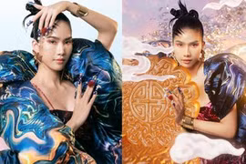 Á hậu Phương Anh 'lột xác' với hình tượng chị Hằng đầy ma mị